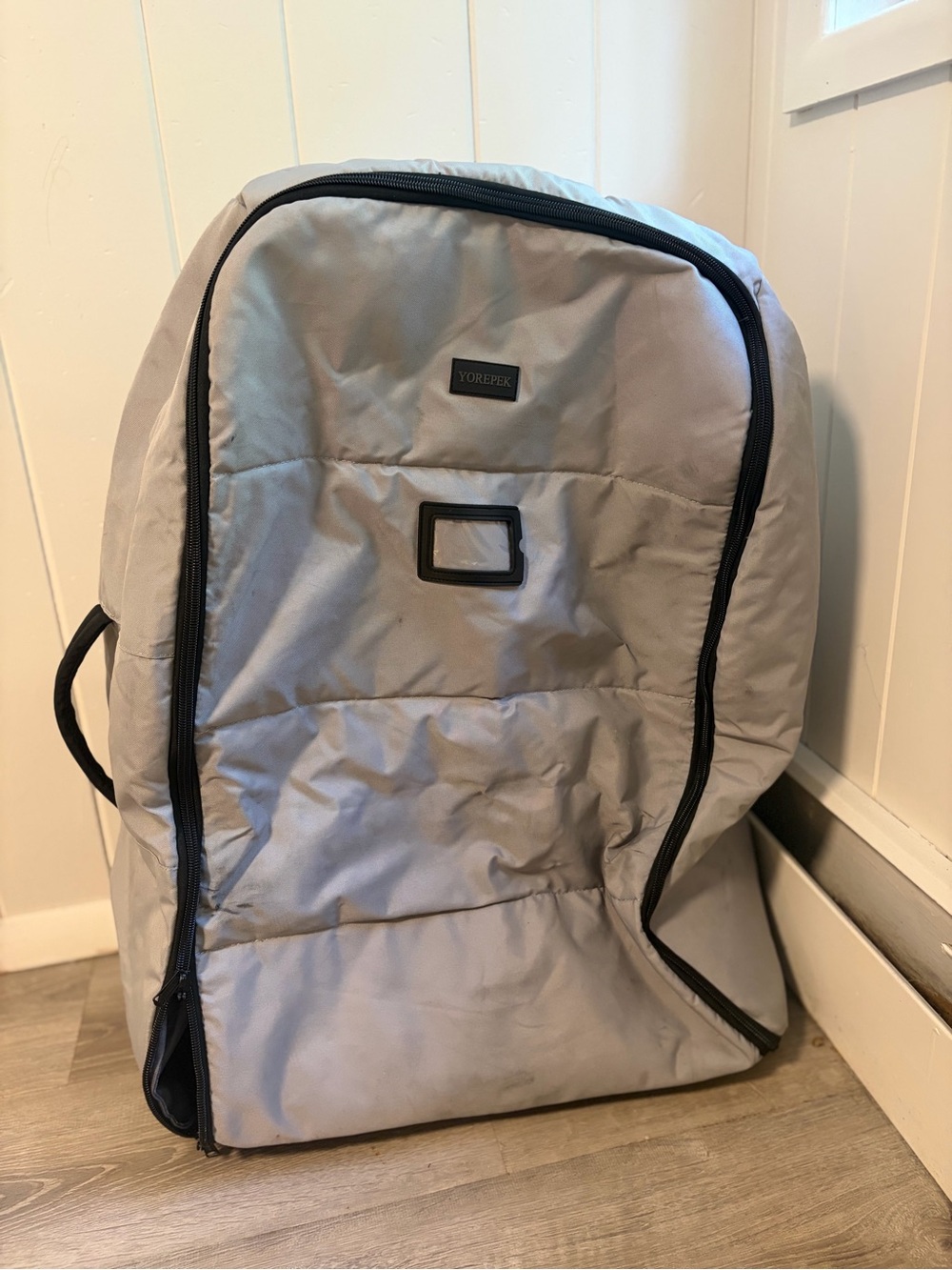 YOREPEK Stroller Travel Bag w/ Wheels for UPPAbaby Vista Gray Padded Cover